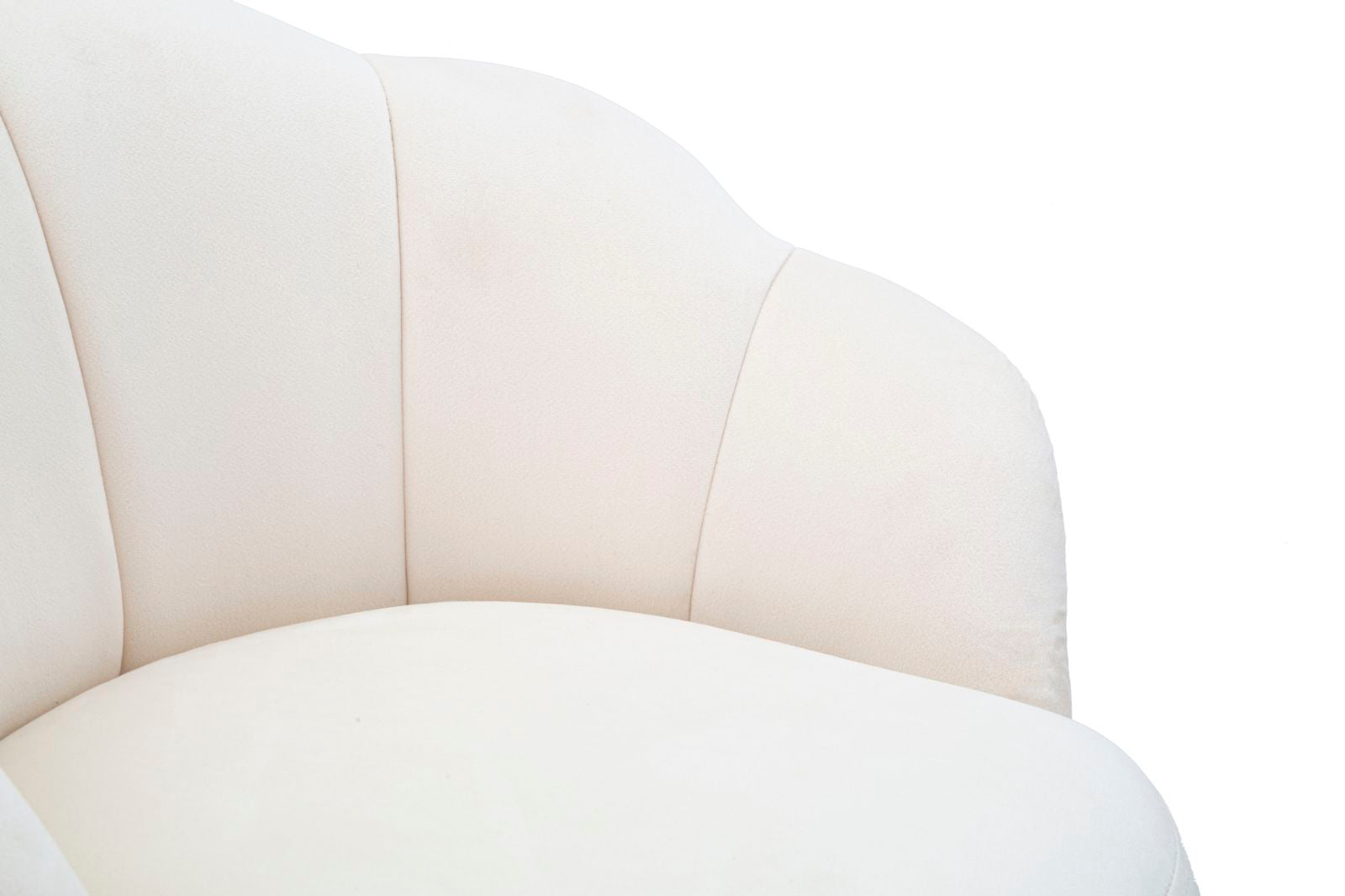 Banco de Bar GLAM – Creme e Dourado