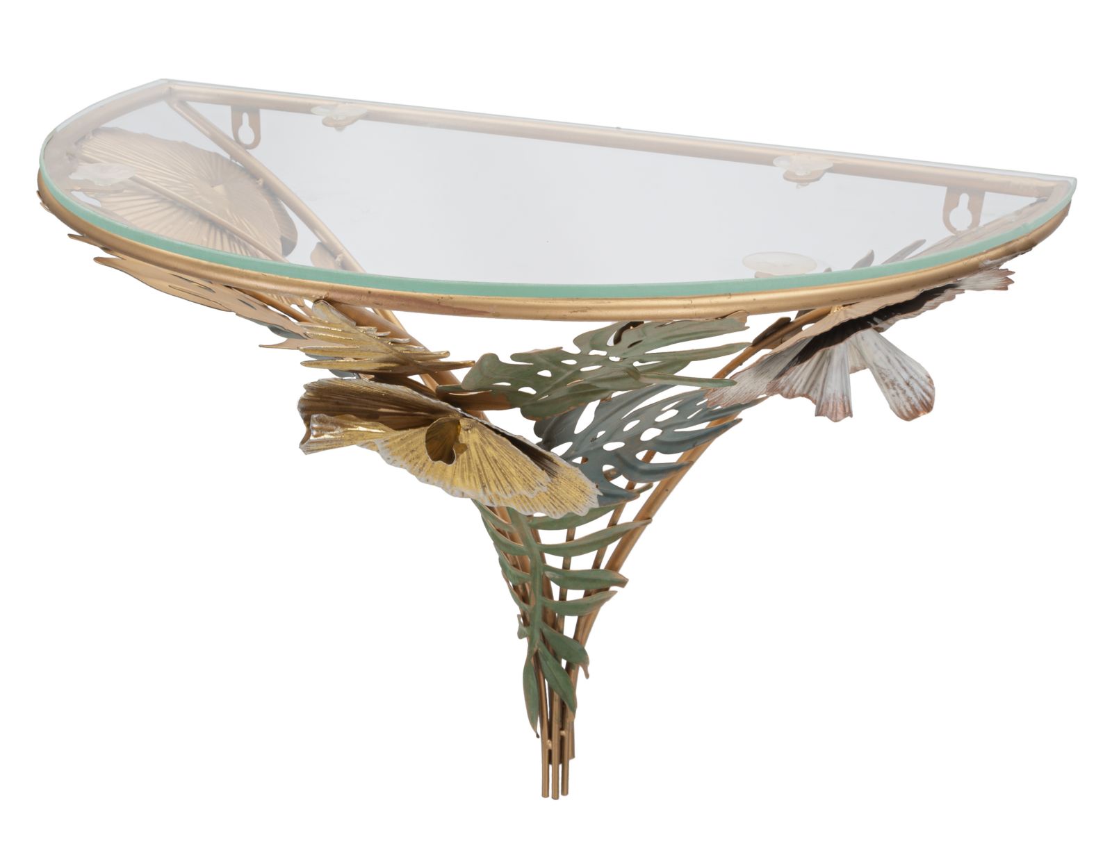 Mesa de Cabeceira Semicircular GLAM – Multicolor