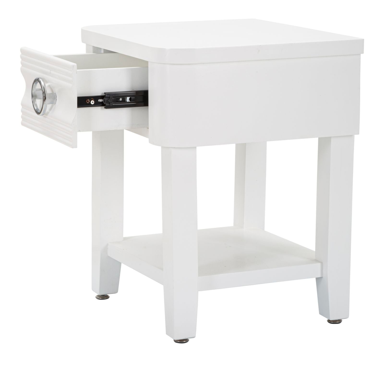Mesa de Cabeceira GLAM – Branco
