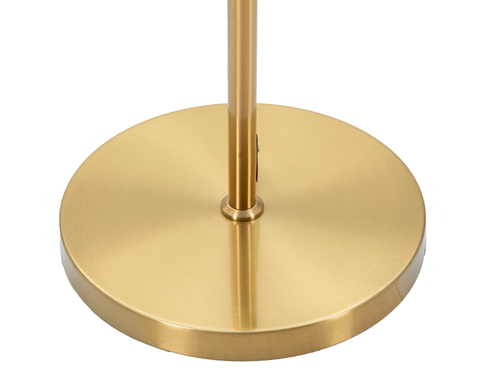 Candeeiro de Pé GLAM – Dourado e Branco