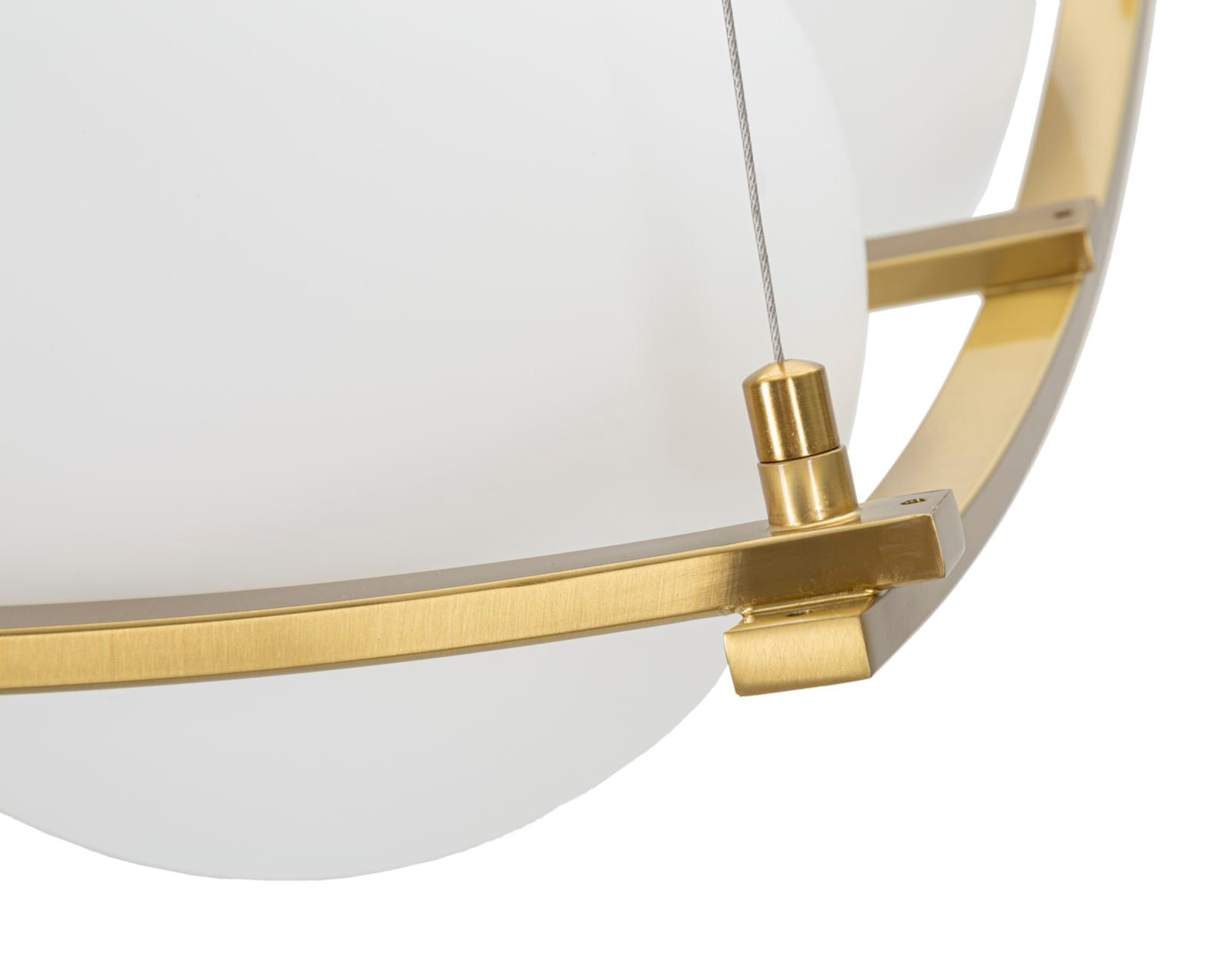 Lâmpada de Teto GLAM – Ouro e Branco