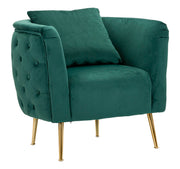 Poltrona GLAM - Verde - Com Almofada