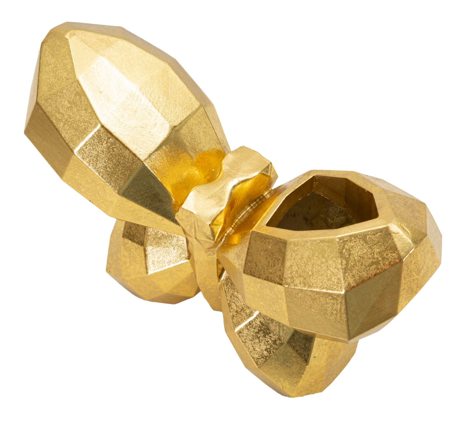 Vaso decorativo – Dourado – Resina