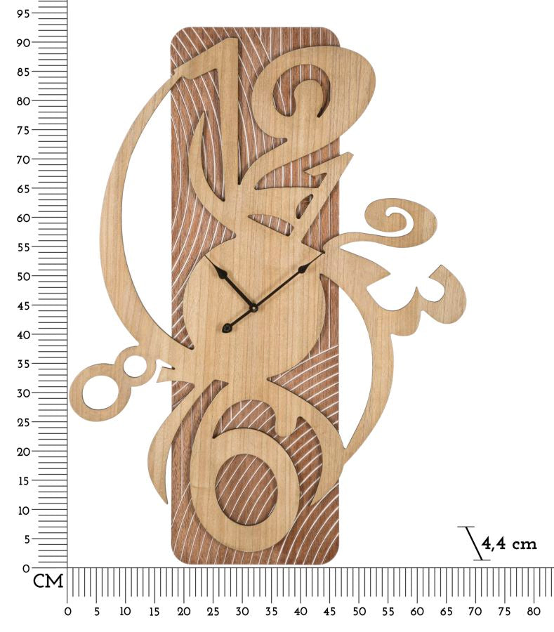 Relógio de Parede – Natural – MDF