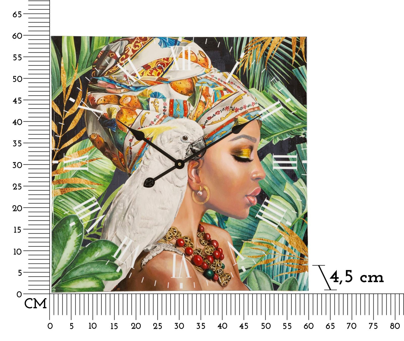 Relógio de Parede – Multicolor – MDF
