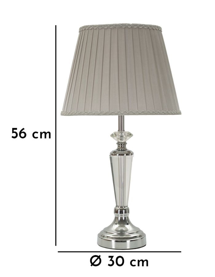 Candeeiro de Mesa GLAM – Prateado