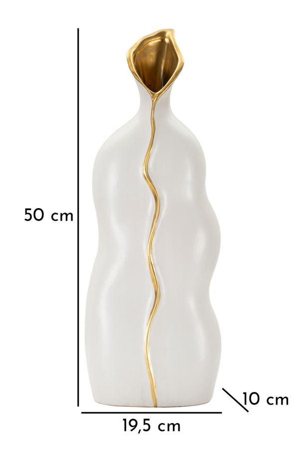 Vaso – Branco – Cerâmica