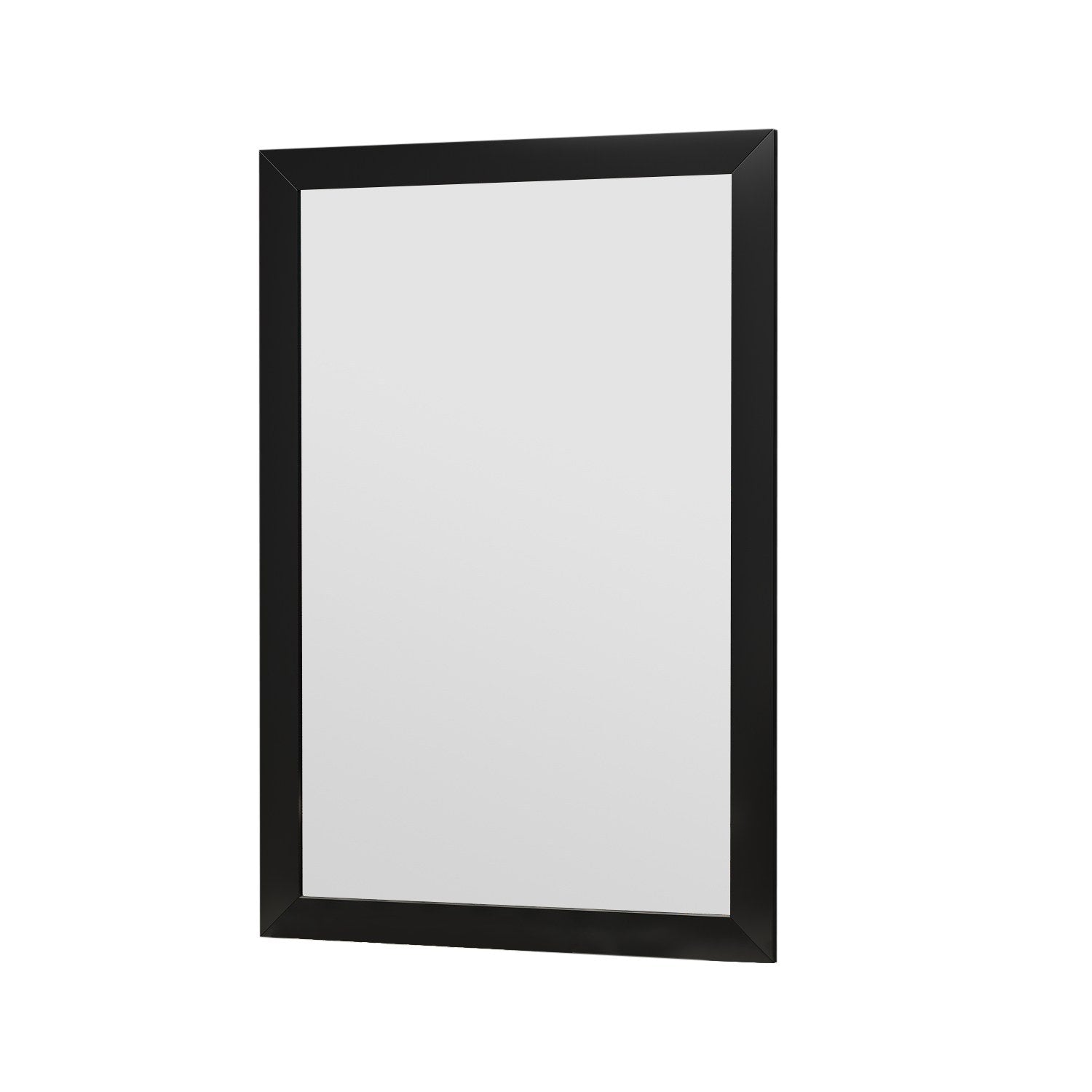 Espelho de cômoda elegante preto, 50 x 75 cm | 100% MDF, Flotal-E ecológico | Design de parede, perfeito para quartos e closets modernos