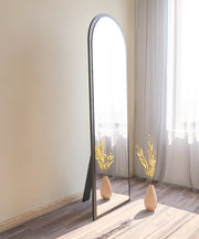 Espelho de parede elegante preto, 50 x 160 cm | 100% MDF, design ecológico Flotal-E | Perfeito para decoração moderna e espaços elegantes