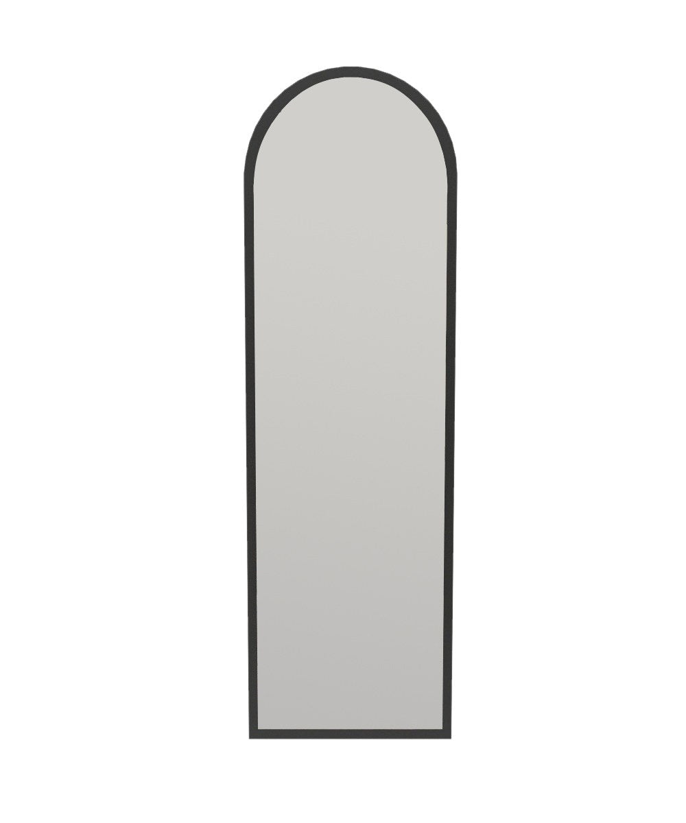 Espelho de parede elegante preto, 50 x 160 cm | 100% MDF, design ecológico Flotal-E | Perfeito para decoração moderna e espaços elegantes