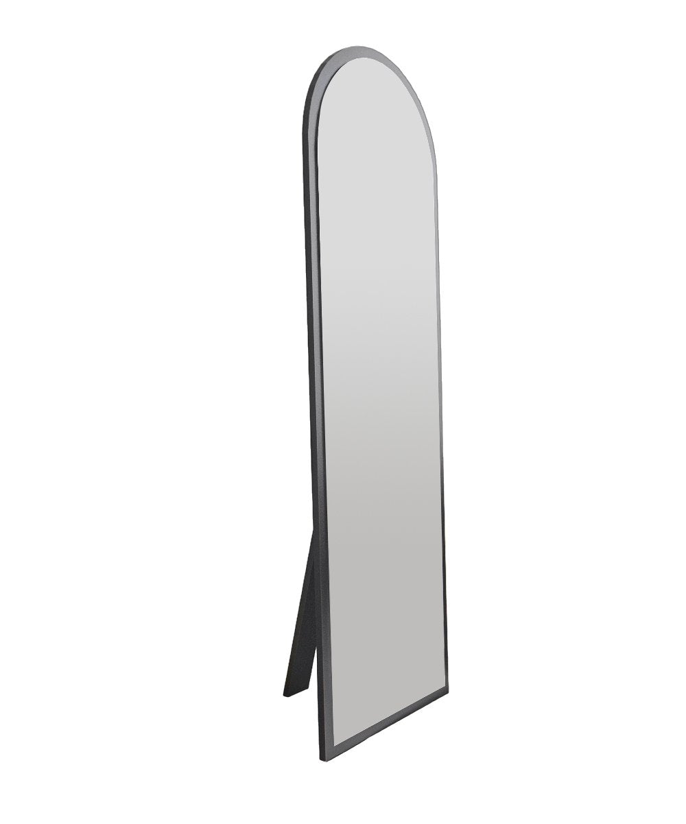 Espelho de parede elegante preto, 50 x 160 cm | 100% MDF, design ecológico Flotal-E | Perfeito para decoração moderna e espaços elegantes