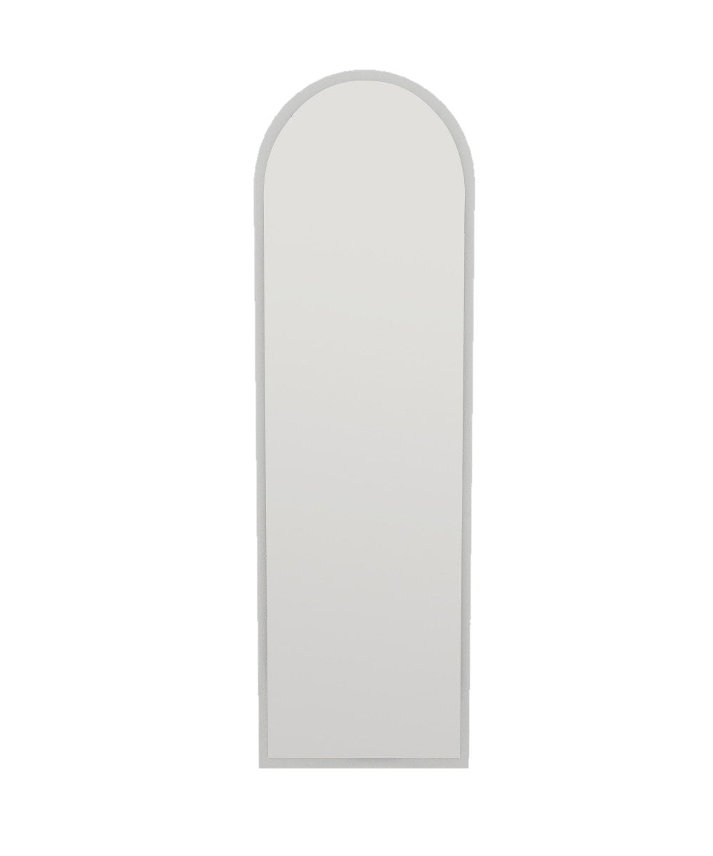 Espelho de parede elegante, 50 x 160 cm, 100% MDF, design ecológico Flotal-E, acabamento branco elegante | Perfeito para decoração e espaços modernos