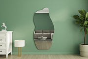 Espelho de parede elegante na cor areia, 70 x 175 x 2,2 cm | 100% MDF, design ecológico Flotal-E | Perfeito para decoração e espaços modernos