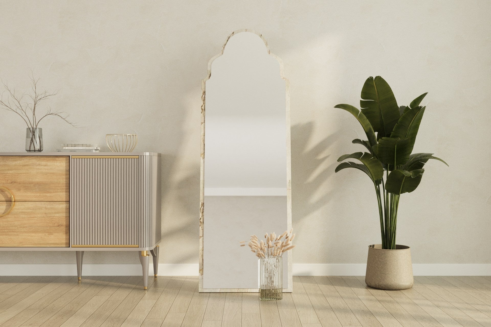 Espelho – 50 cm x 160 cm – Éfeso e Mármore – MDF
