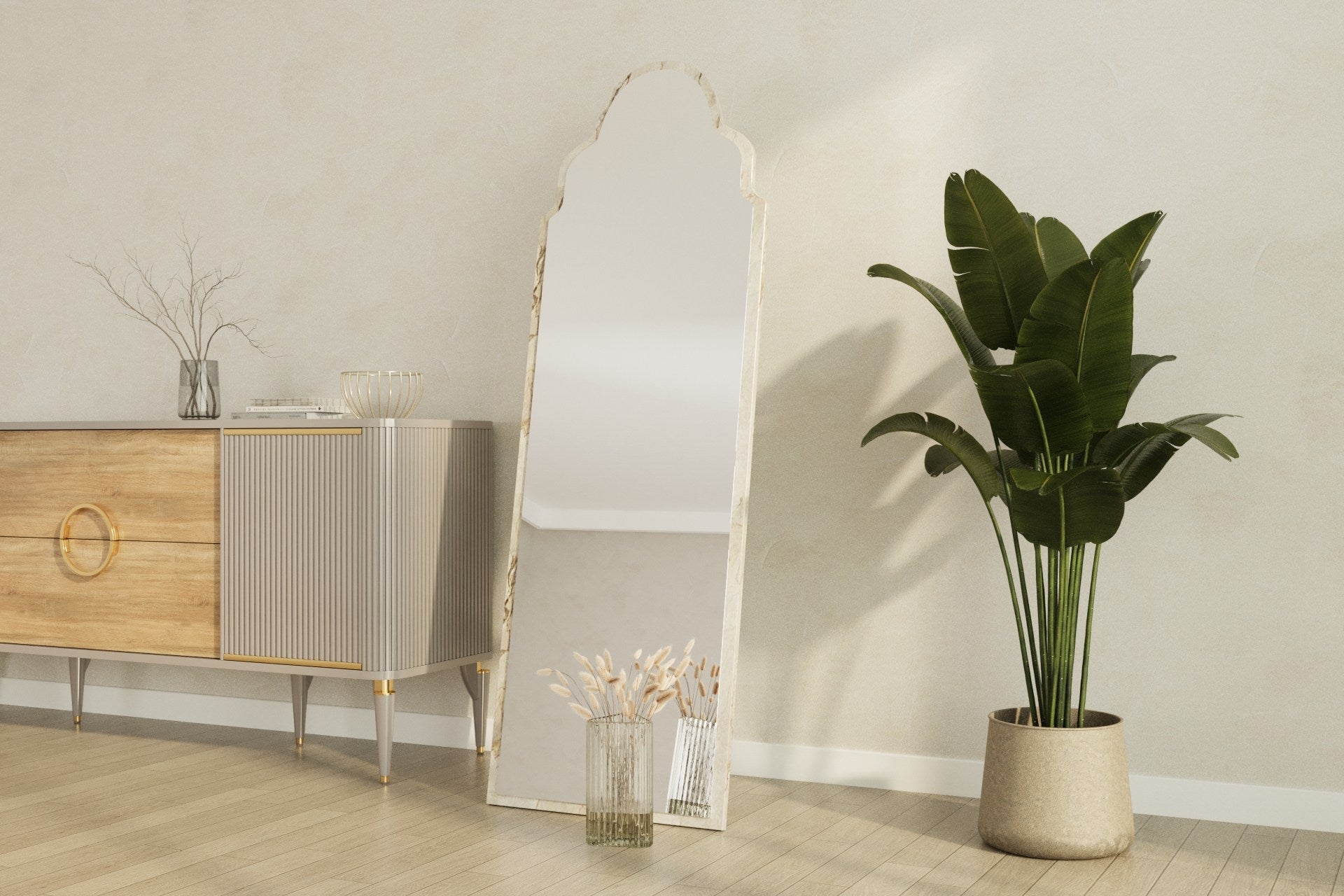 Espelho – 50 cm x 160 cm – Éfeso e Mármore – MDF