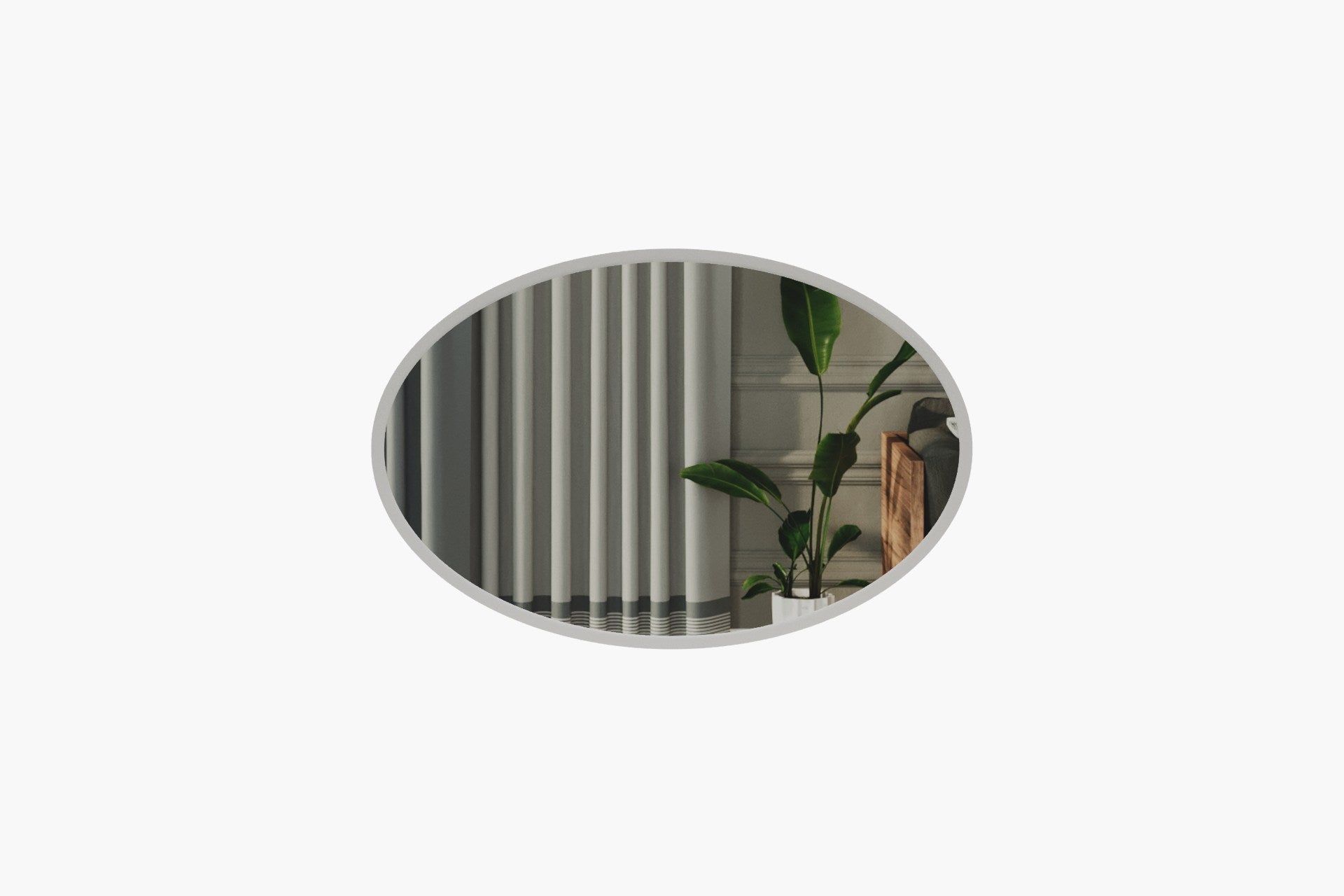 Espelho Ecológico – 60 cm x 90 cm – Branco – MDF