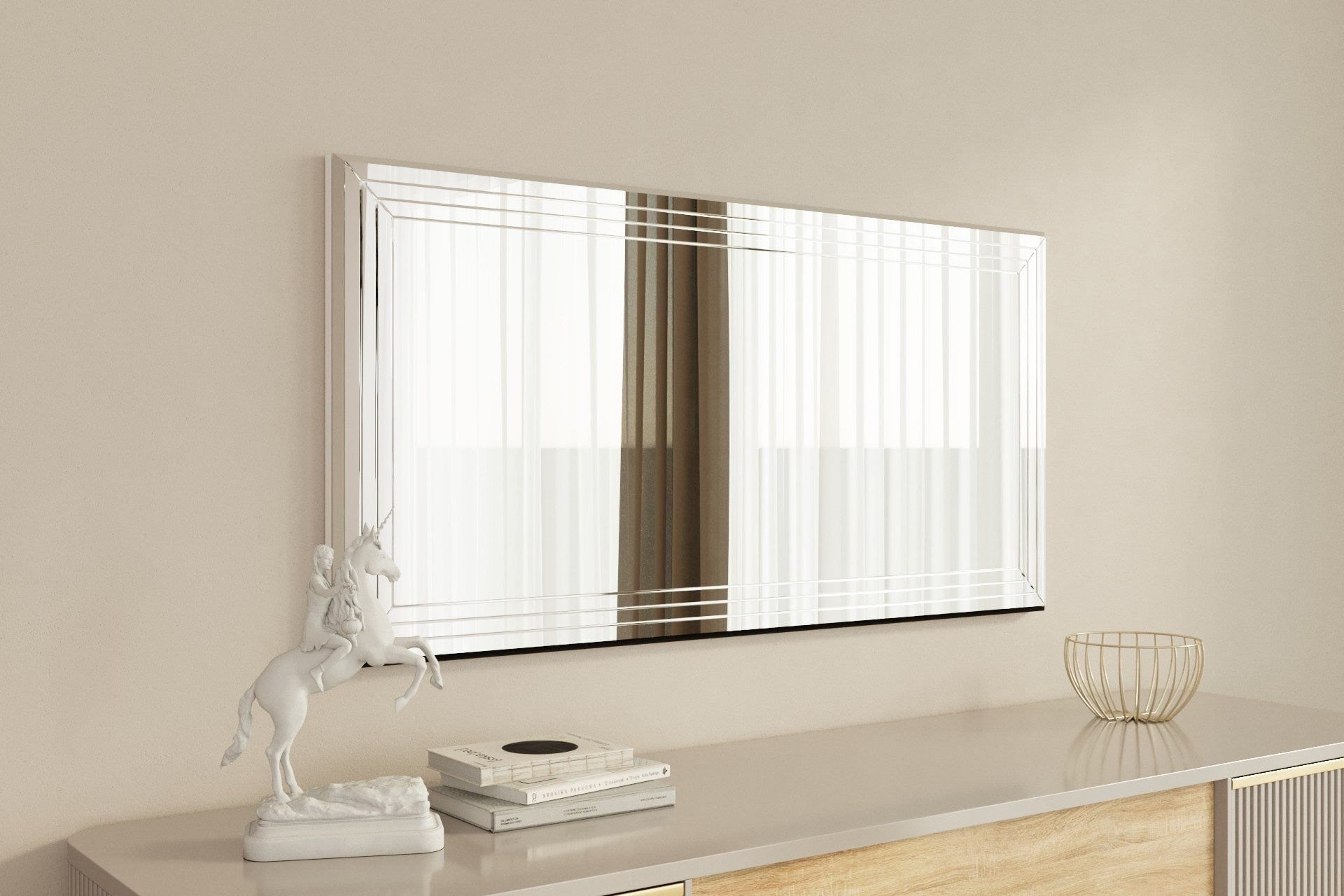 Espelho – 60x120cm – Branco – MDF
