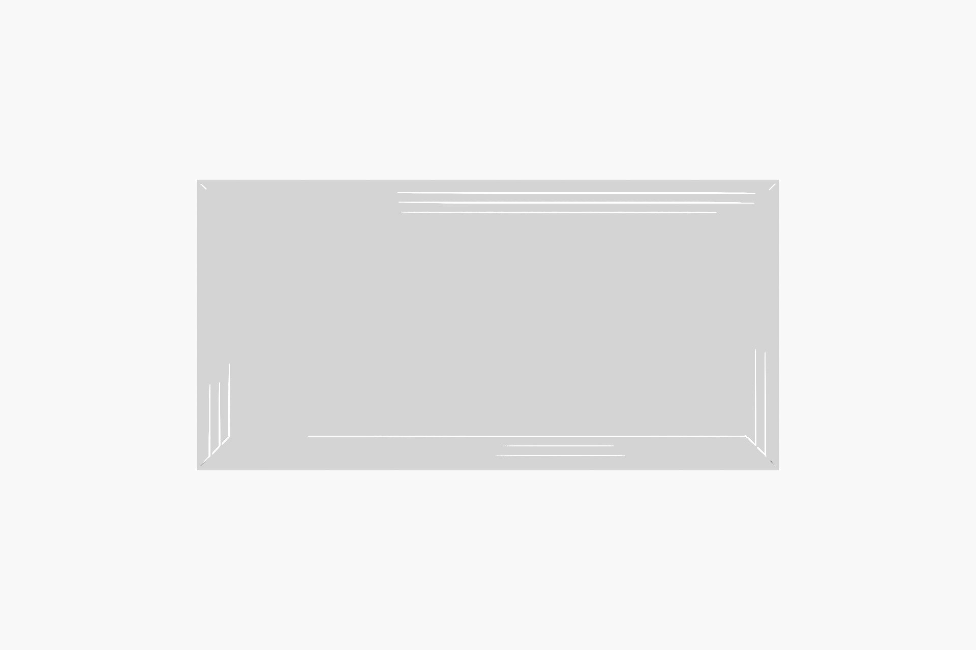 Espelho – 60x120cm – Branco – MDF