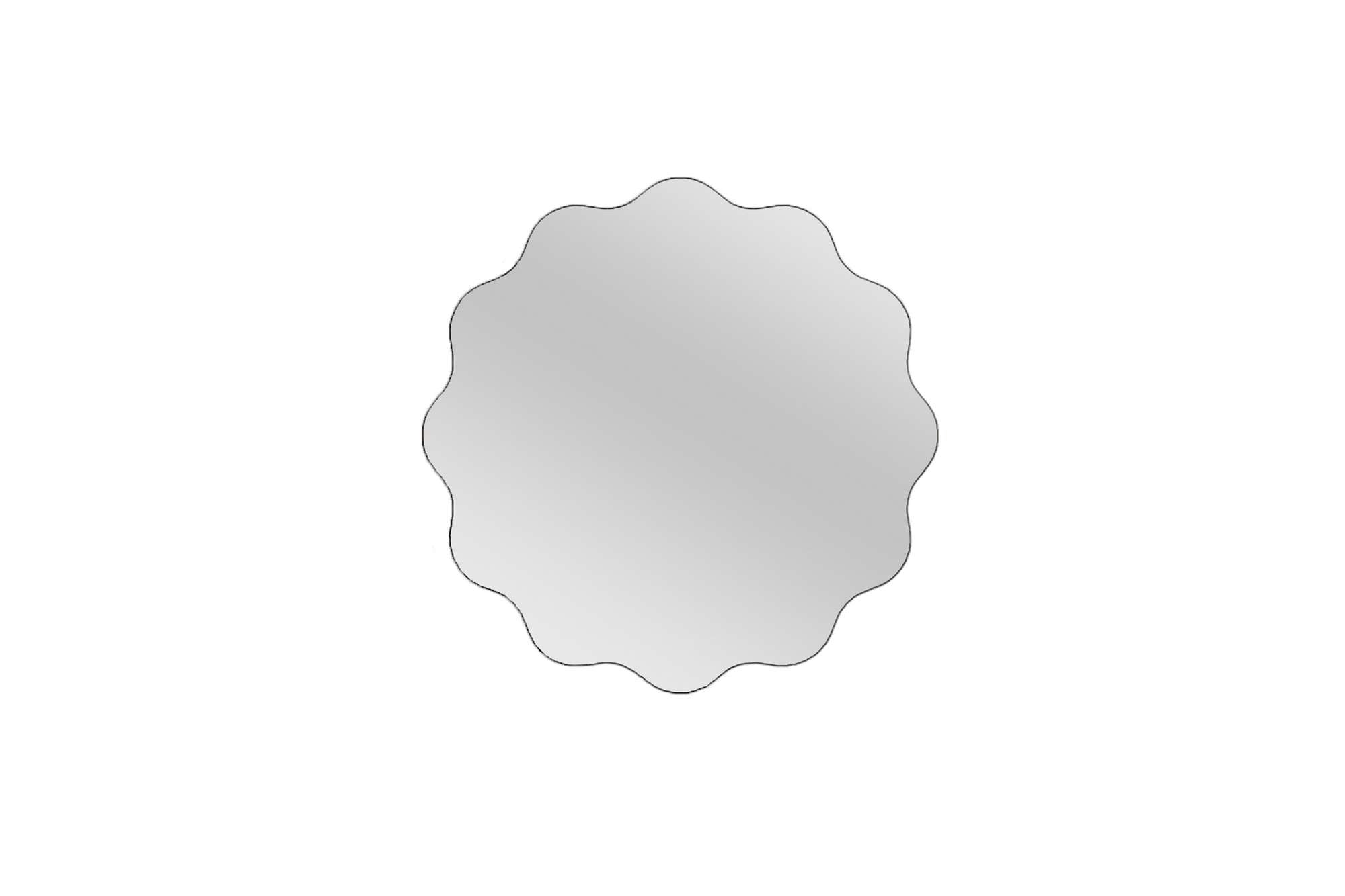Espelho – 60 cm x 60 cm – Preto – MDF