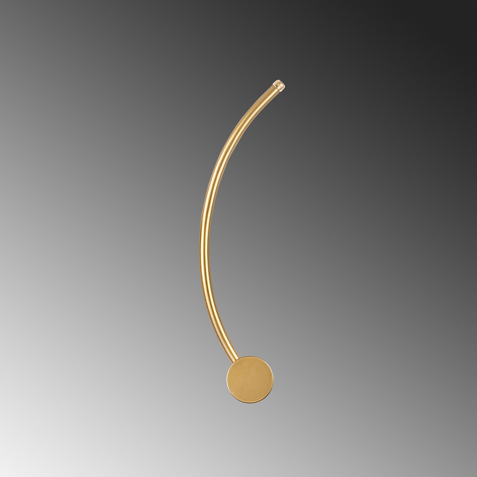 Candeeiro de Parede Elegante Dourada, Corpo em Metal, 49 x 15 x 10 cm | LED SMD 7W 3000K | Iluminação Elegante para Decoração e Ambiente Modernos