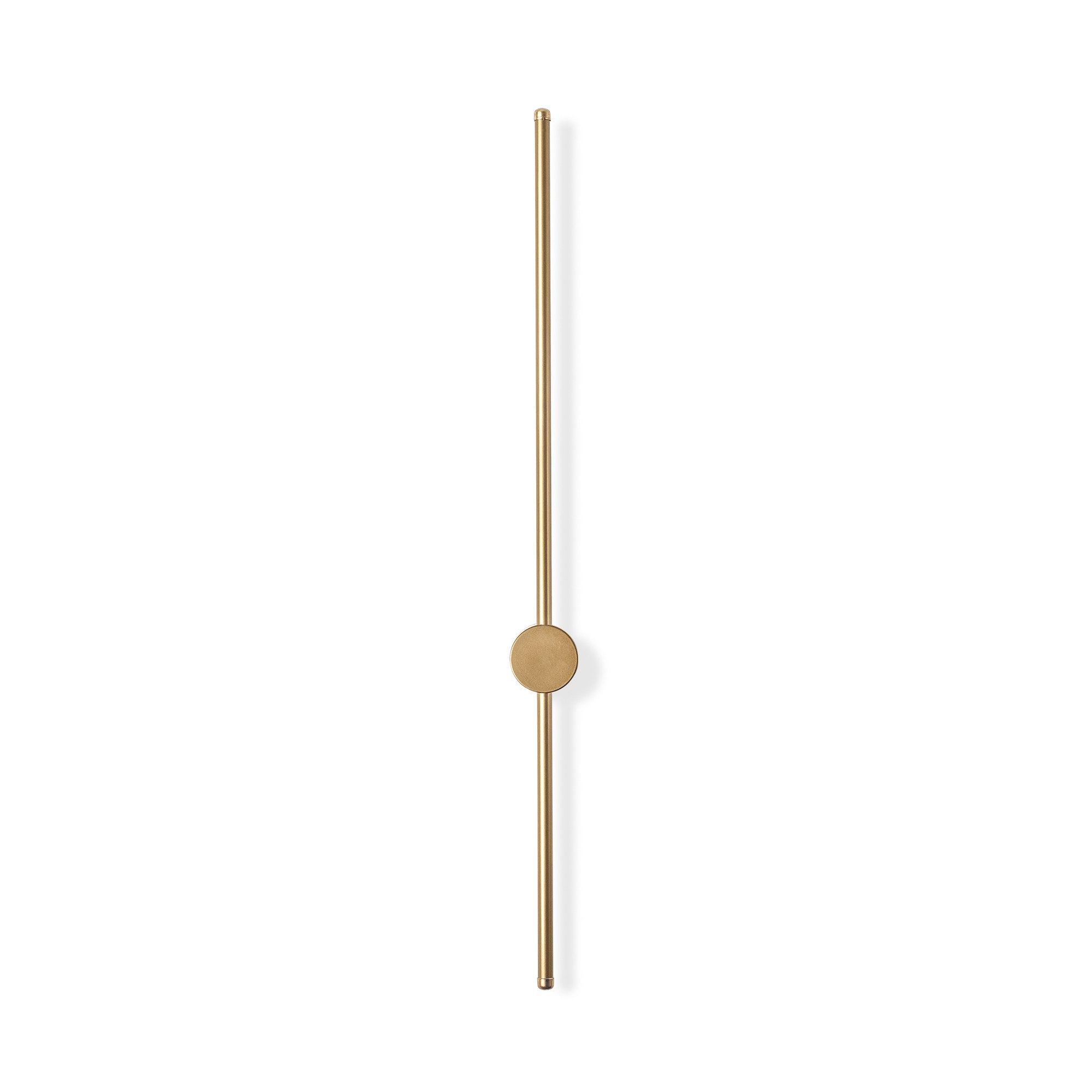 Candeeiro de Parede Elegante Dourada, Corpo em Metal, 91 x 10 x 7 cm | LED SMD 13W 3000K | Iluminação Elegante para Decoração e Ambiente Modernos