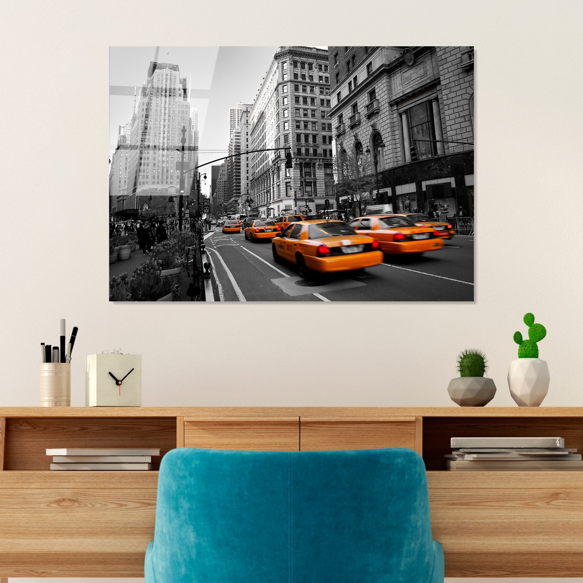 Quadro Decorativo em Vidro Temperado UV-040, Multicolor, 70 x 100 cm, 4 mm, 7,609 kg