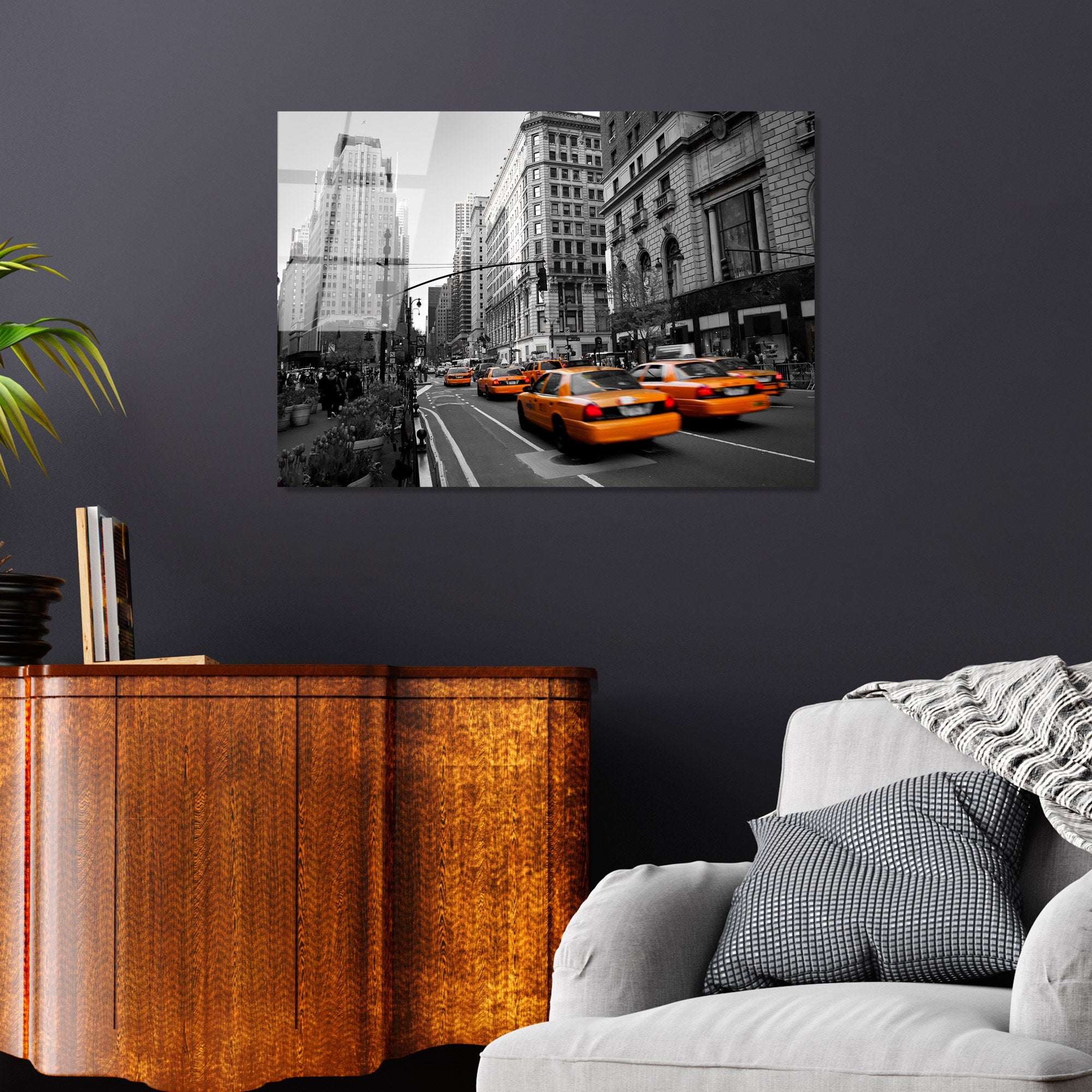 Quadro Decorativo em Vidro Temperado UV-040, Multicolor, 70 x 100 cm, 4 mm, 7,609 kg