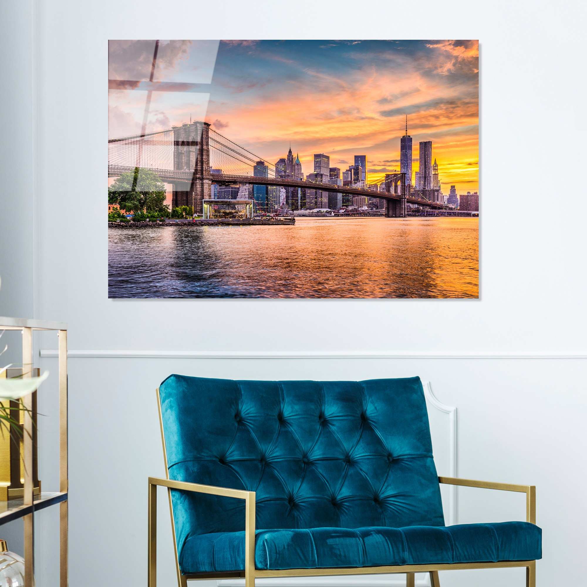 Quadro Decorativo em Vidro Temperado UV-044 70x100 cm – Multicolor – 4 mm