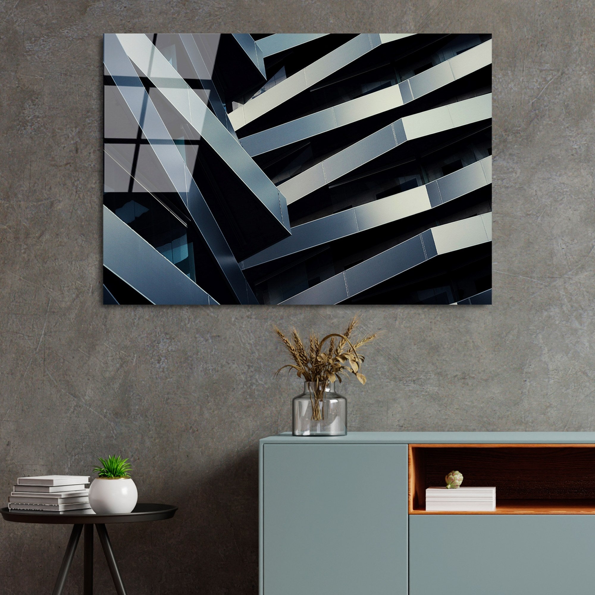Quadro Decorativo em Vidro Temperado 4 mm, Multicolor, 70x100 cm – UV-048