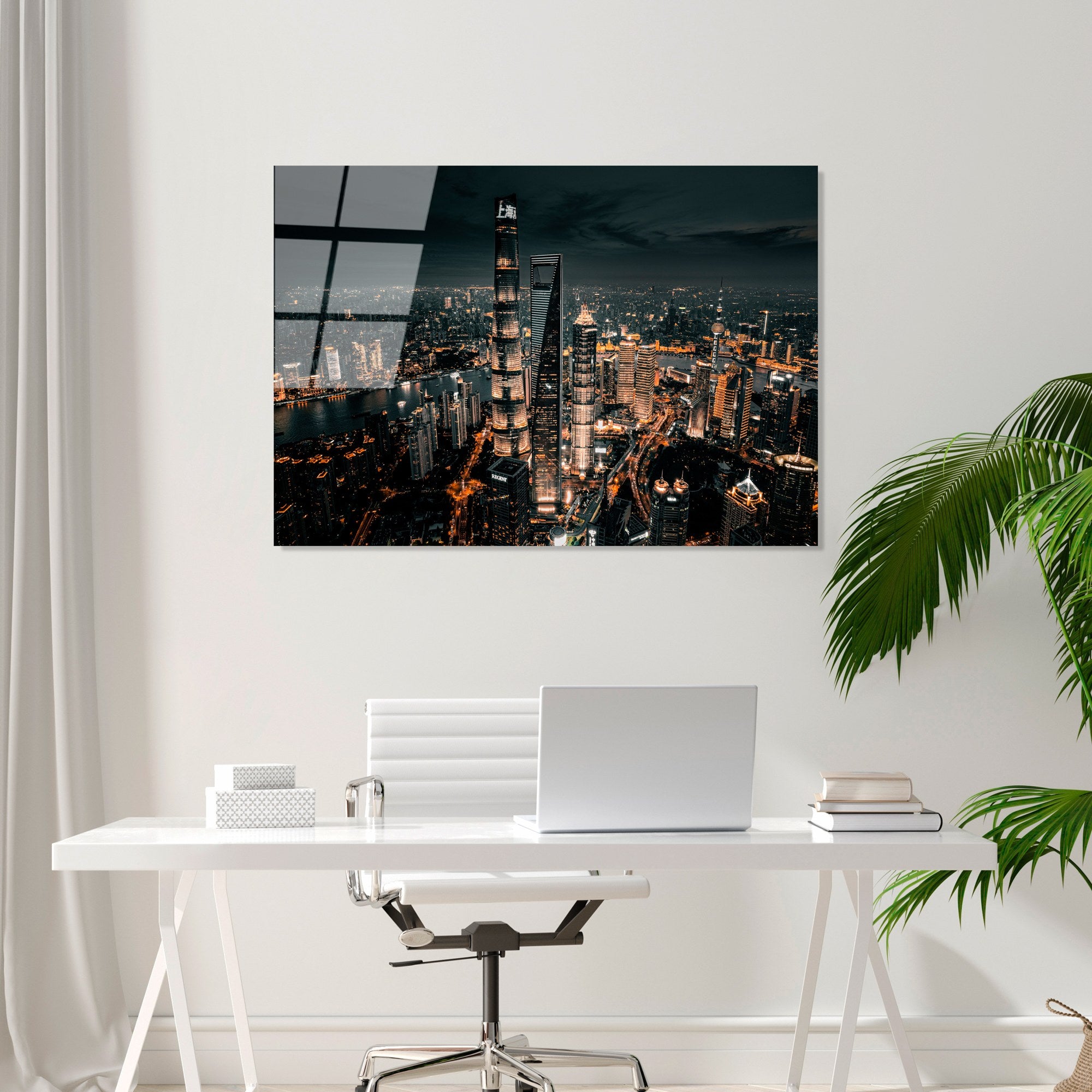 Quadro Decorativo em Vidro Temperado 4 mm UV-058, Multicolor, 70 x 100 cm