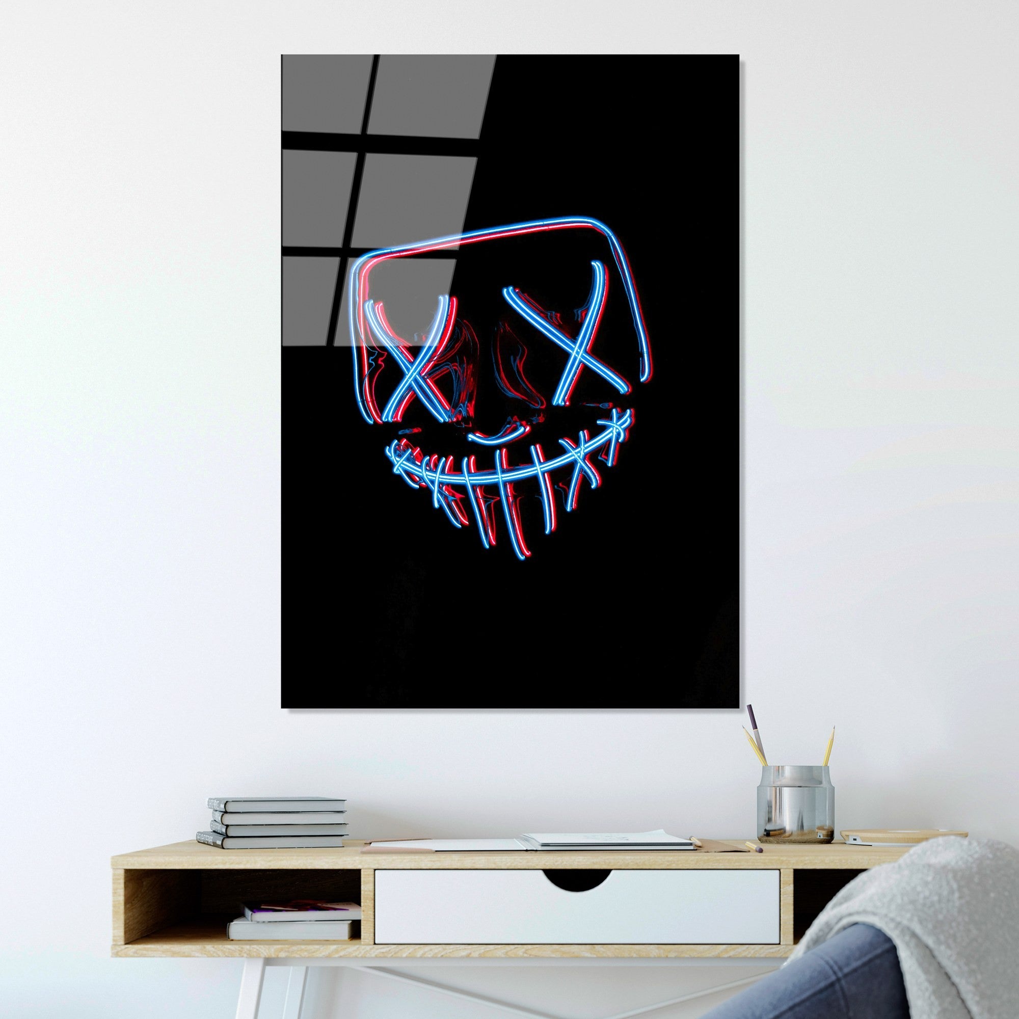 Quadro Decorativo em Vidro Temperado UV-068, Multicolor, 70 x 100 cm (4 mm)