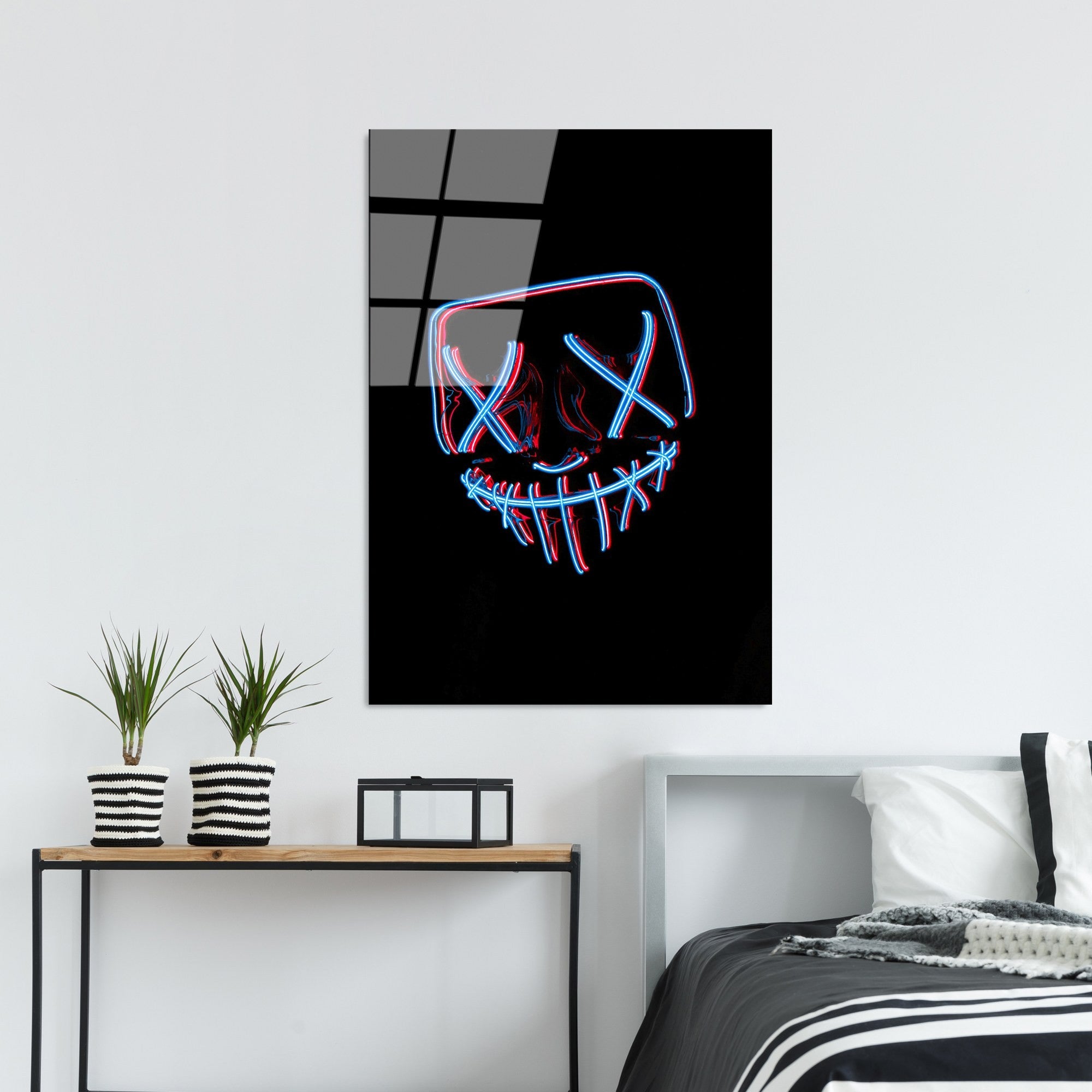 Quadro Decorativo em Vidro Temperado UV-068, Multicolor, 70 x 100 cm (4 mm)