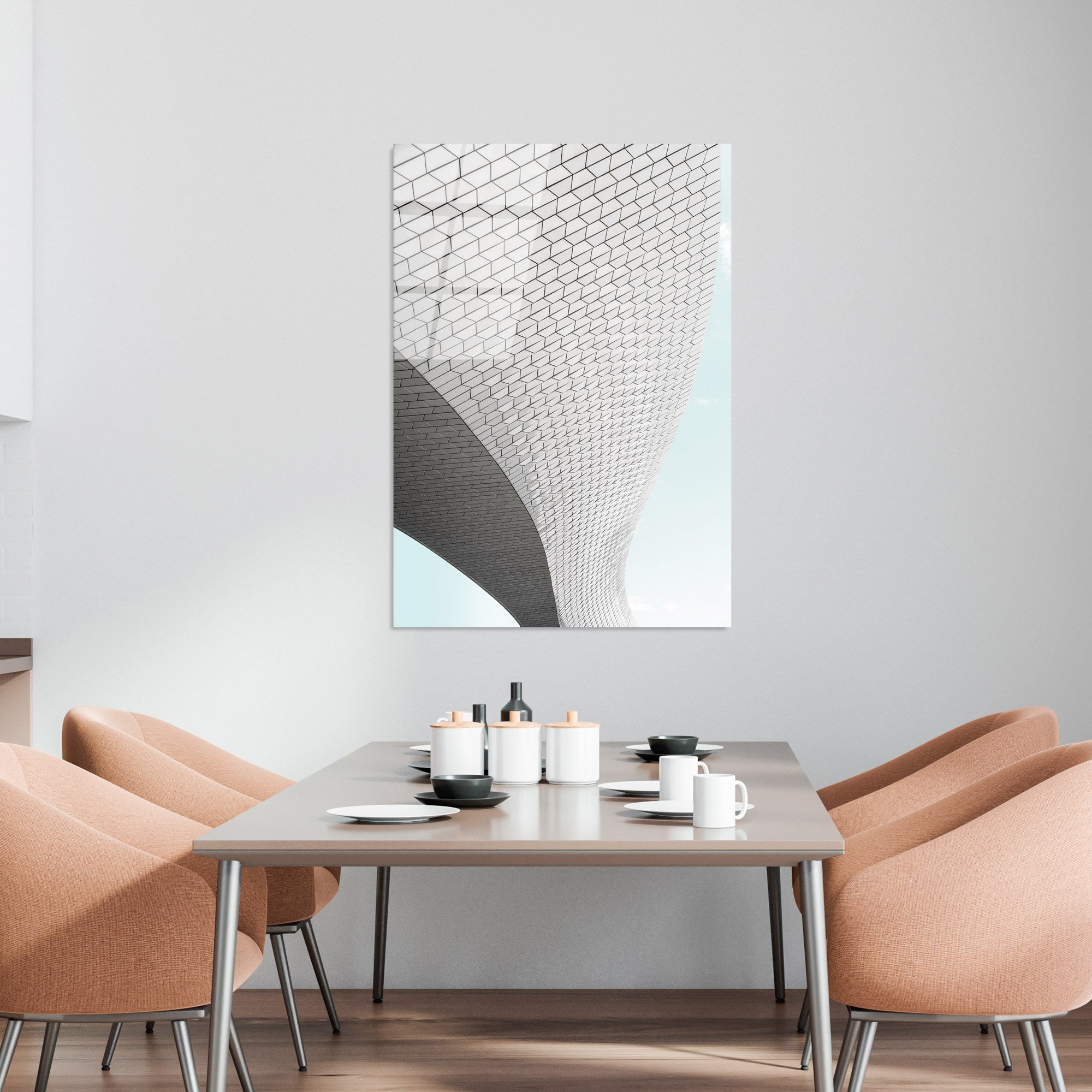 Quadro Decorativo em Vidro Temperado 100% UV-073, Multicolor, 70 x 100 cm (4 mm)