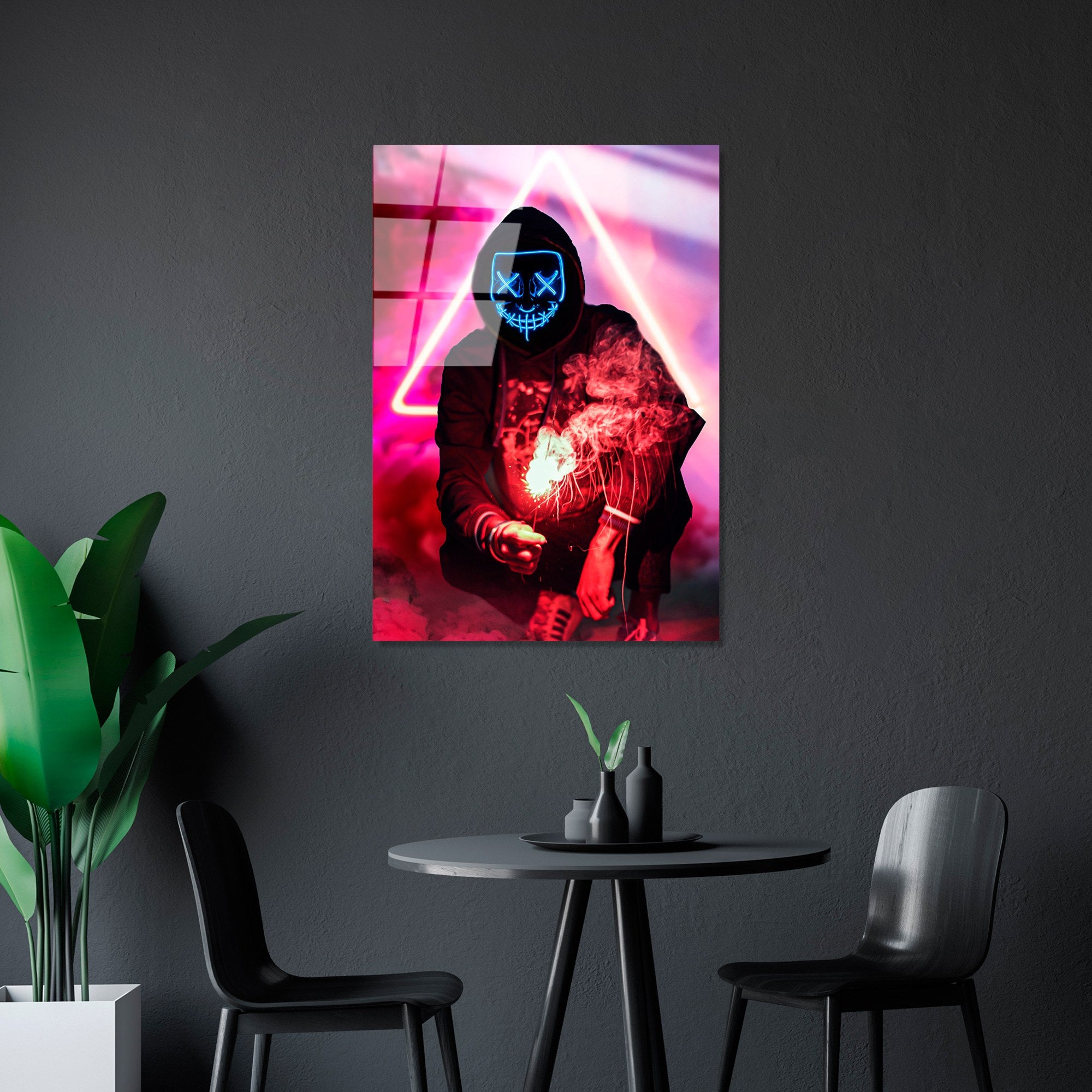 Quadro Decorativo em Vidro Temperado UV-078, 70x100 cm, 100% Vidro (4 mm), Multicolor