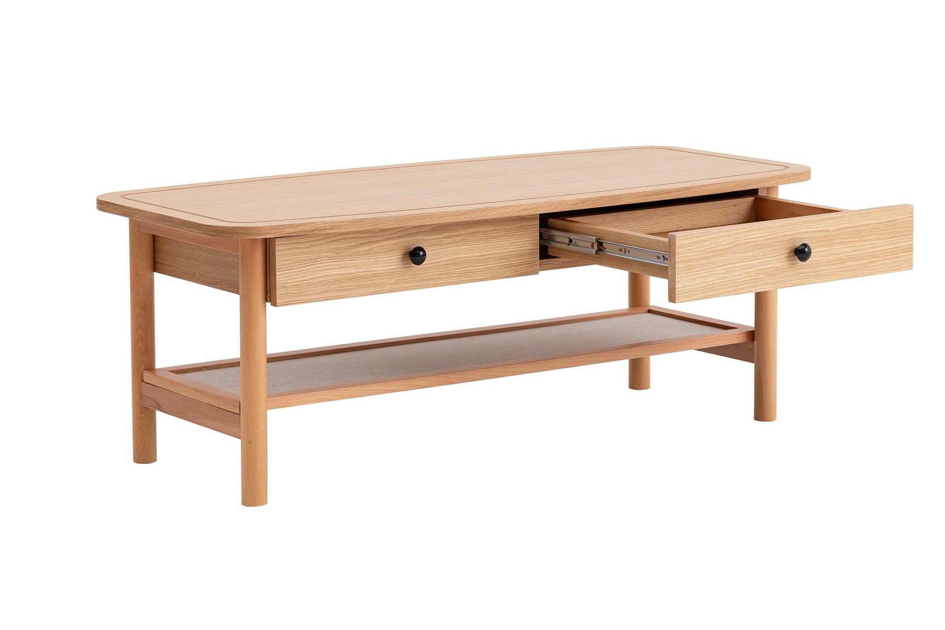 Mesa de Centro – 120cm x 55cm x 45cm – Natural – MDF