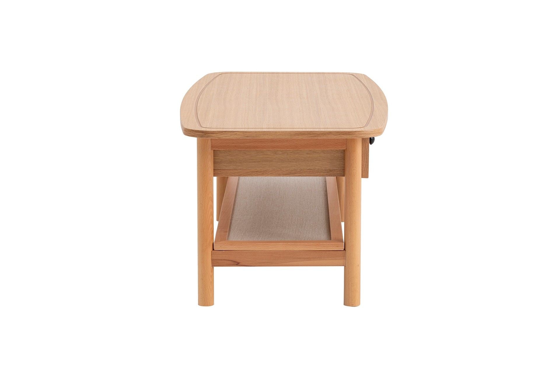 Mesa de Centro – 120cm x 55cm x 45cm – Natural – MDF