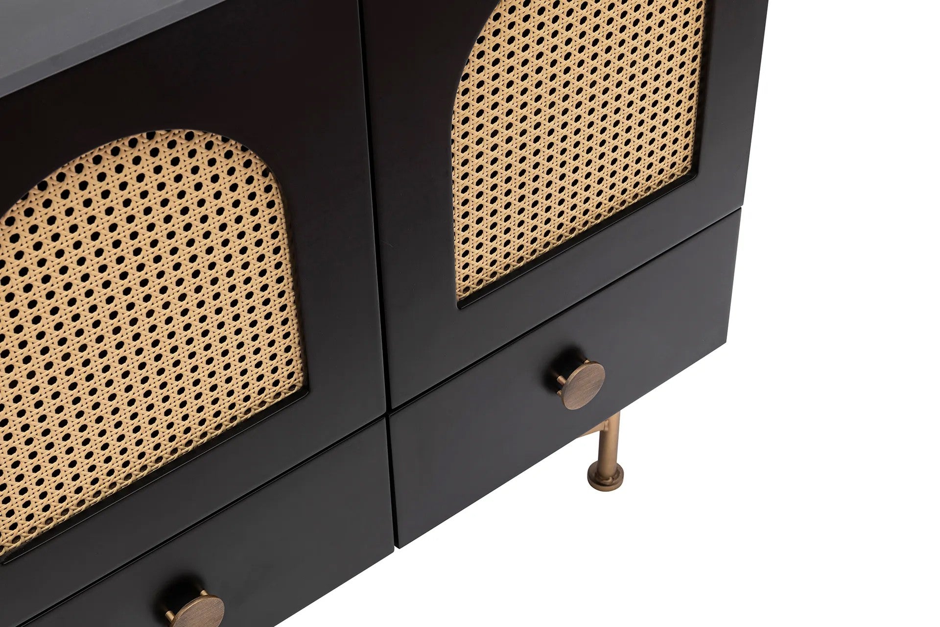 Aparador – 123 cm x 63 cm x 38 cm – Preto – Aglomerado