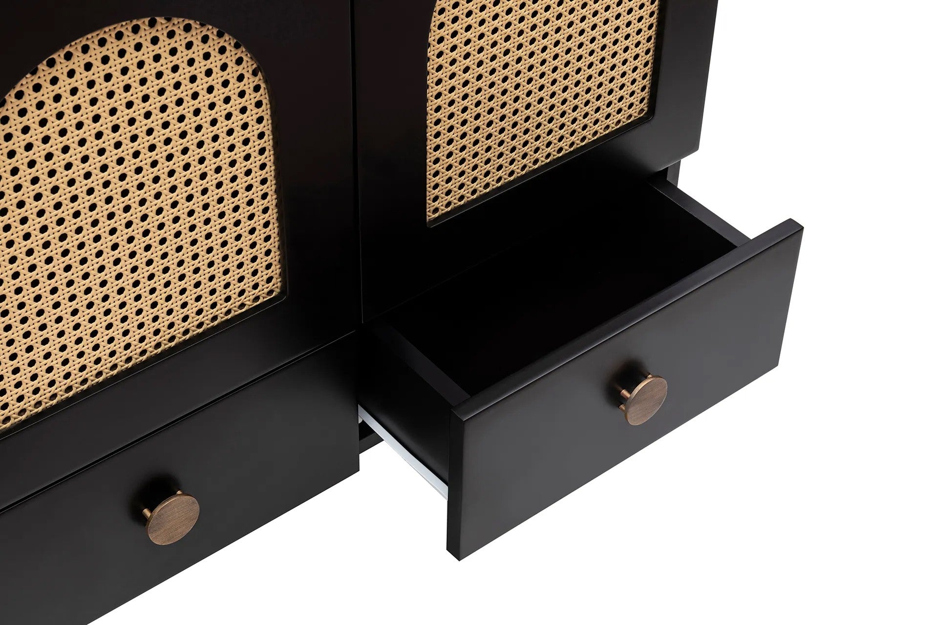 Aparador – 123 cm x 63 cm x 38 cm – Preto – Aglomerado