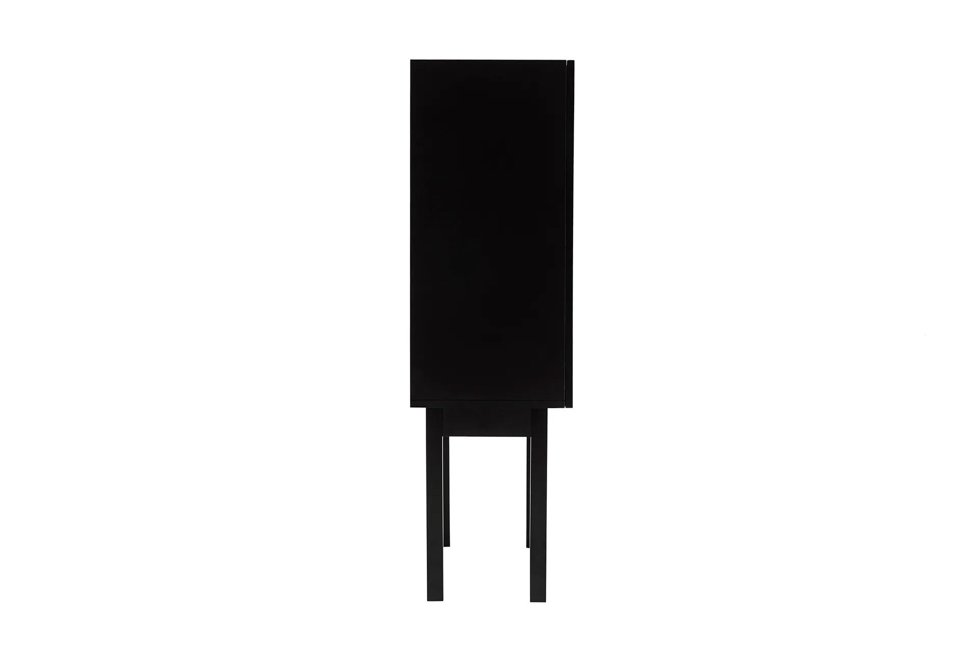 Aparador – 135 cm altura – 75 cm largura – Preto – Aglomerado