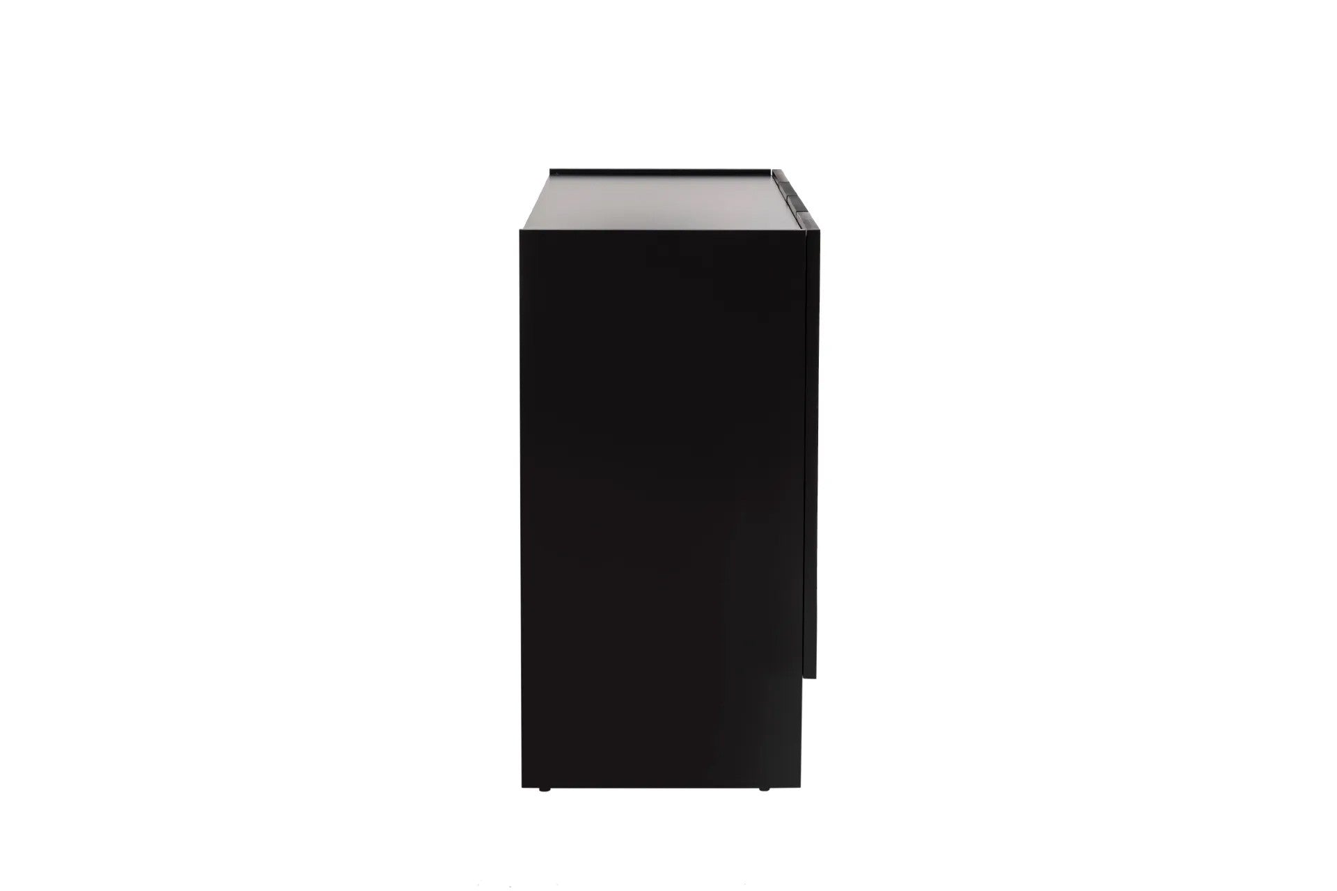 Aparador – 120 cm x 80 cm x 40 cm – Preto – Aglomerado revestido a melamina