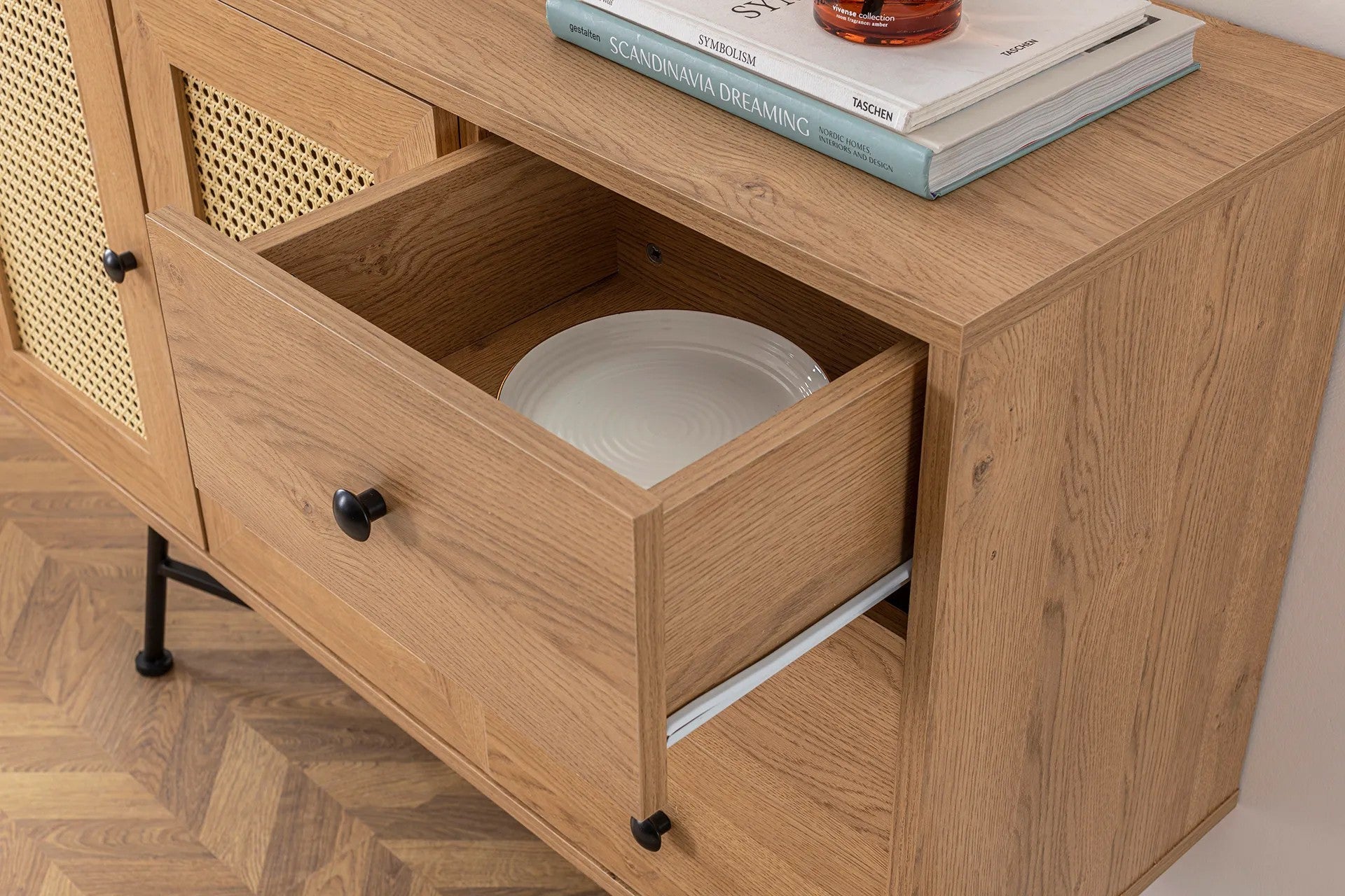 Aparador – 120 cm x 90 cm x 40 cm – Natural – Aglomerado