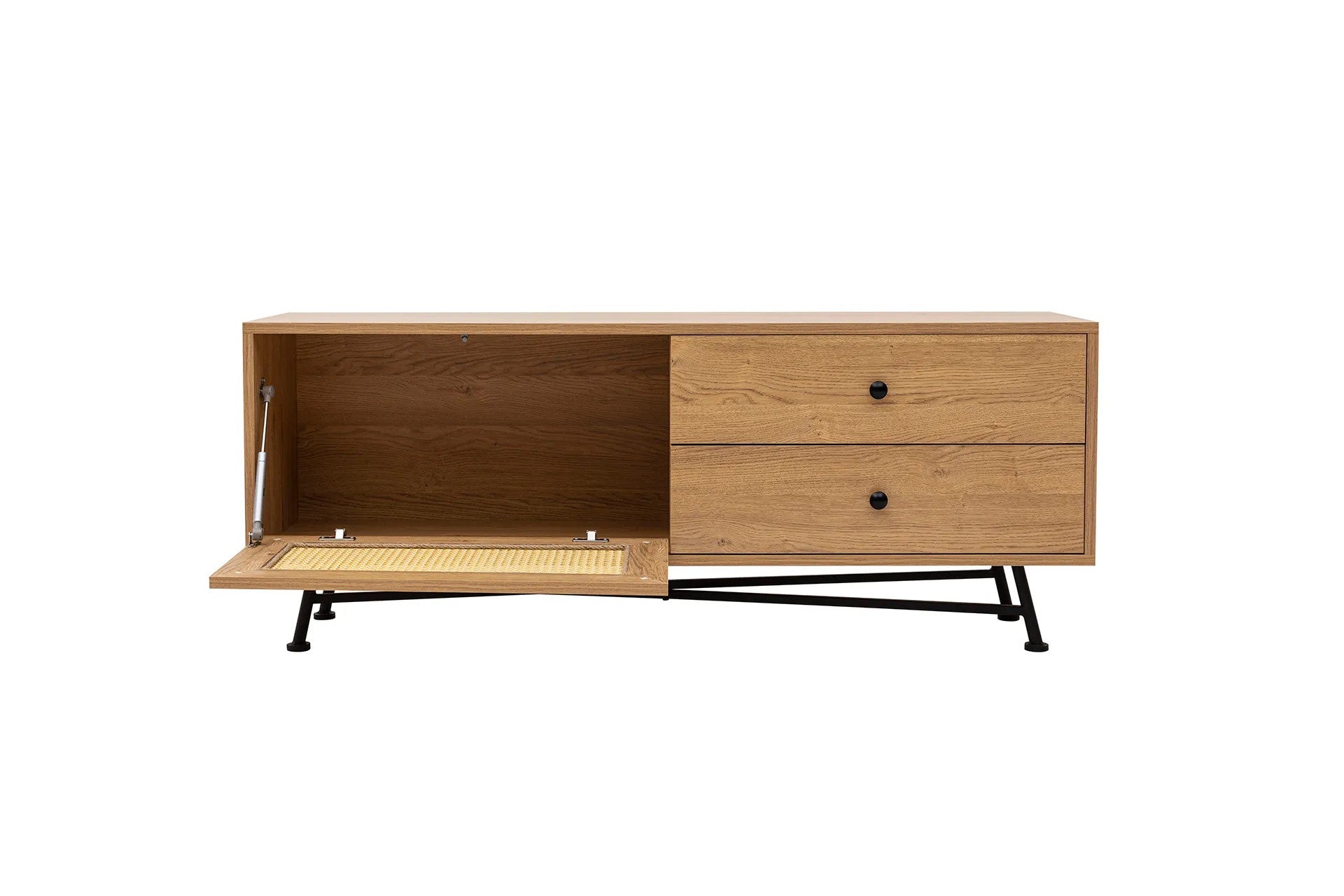 Móvel de TV – 140 cm x 55 cm x 40 cm – Natural – Aglomerado