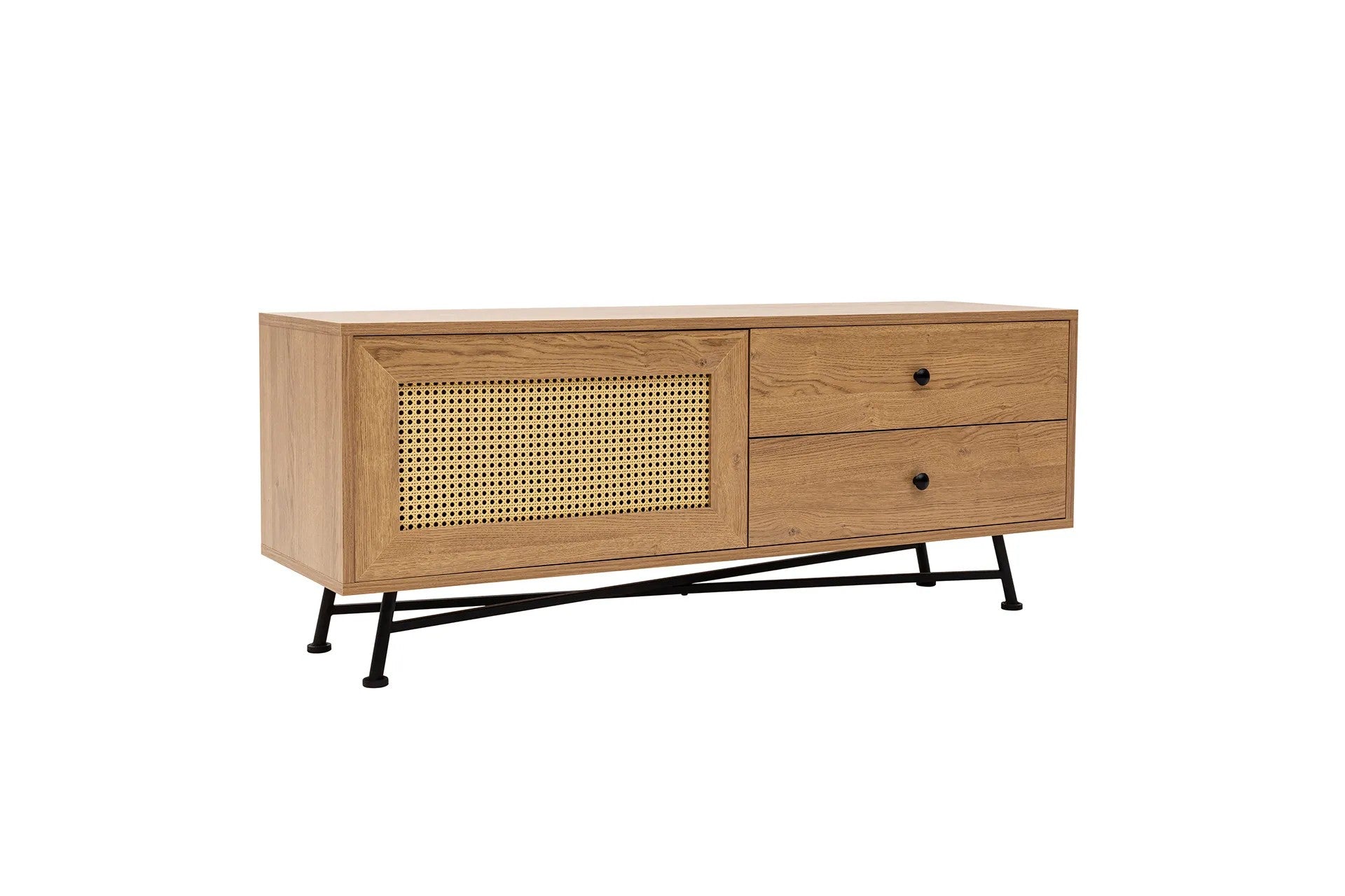 Móvel de TV – 140 cm x 55 cm x 40 cm – Natural – Aglomerado