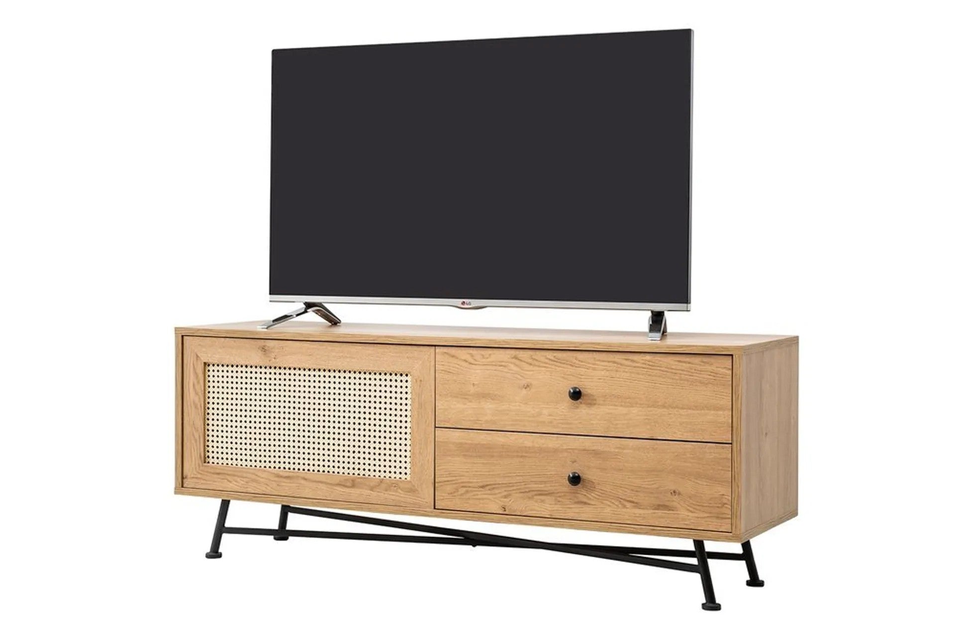 Móvel de TV – 140 cm x 55 cm x 40 cm – Natural – Aglomerado
