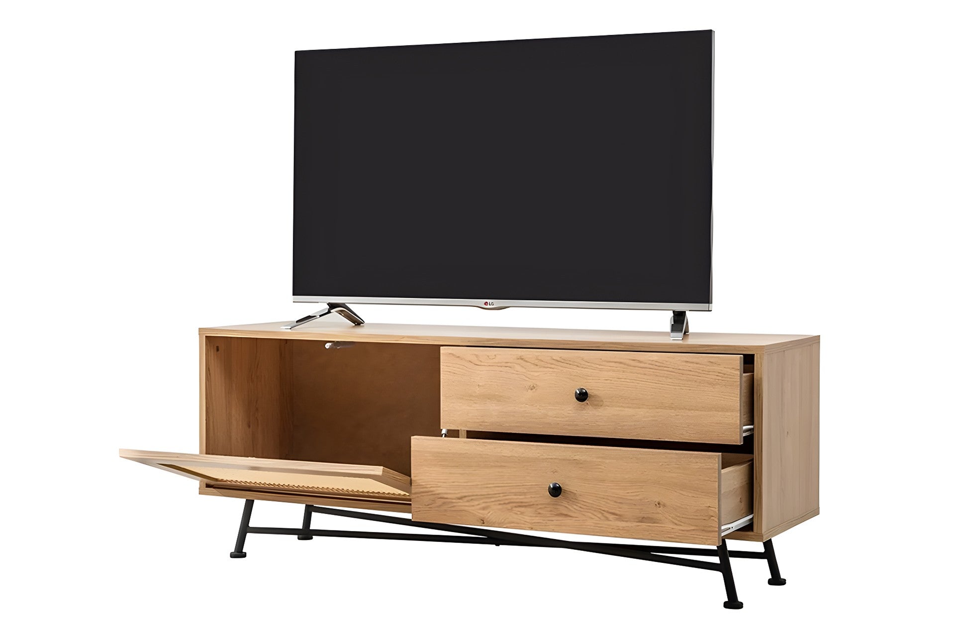 Móvel de TV – 140 cm x 55 cm x 40 cm – Natural – Aglomerado