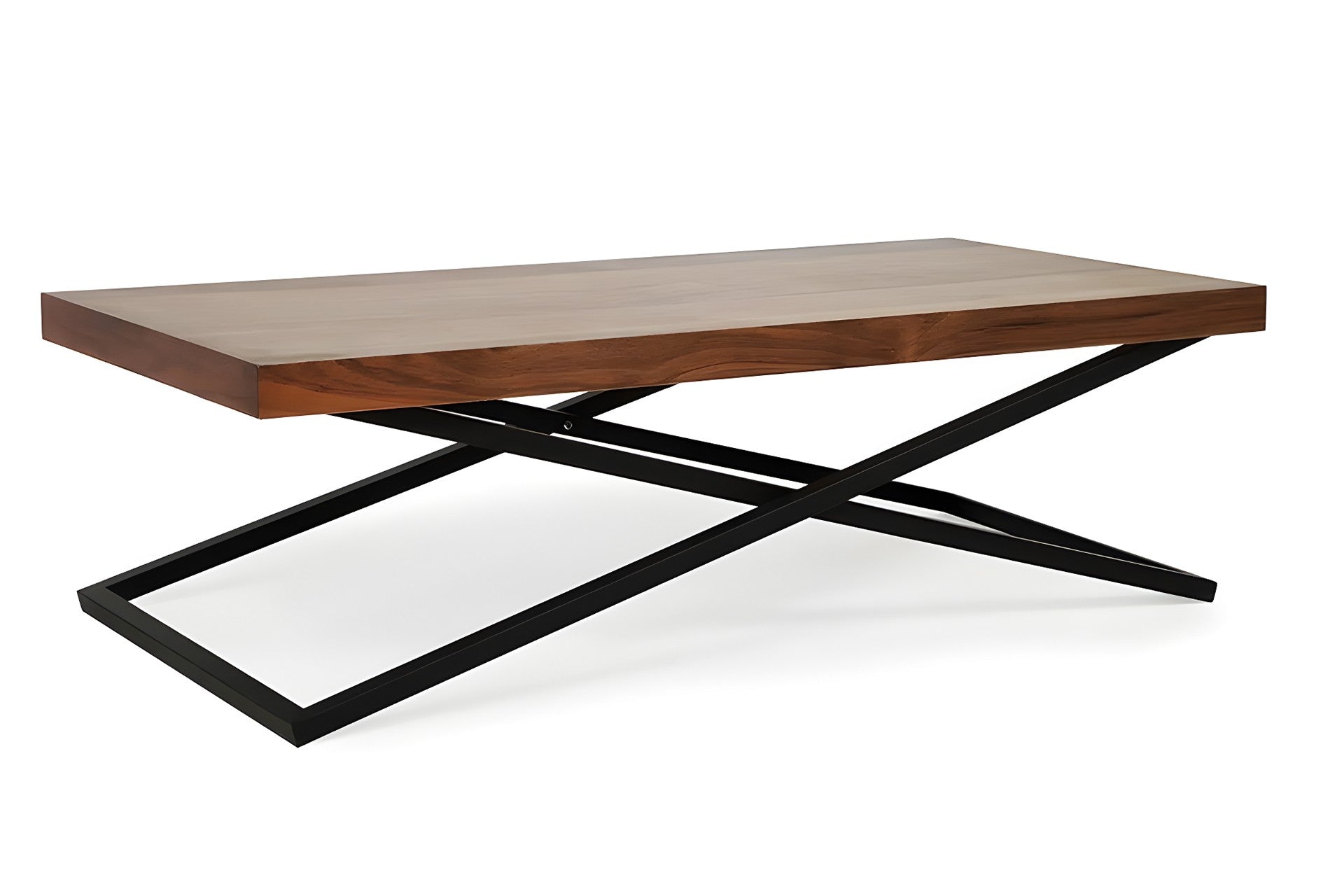Mesa de Centro – 120 cm x 42 cm x 60 cm – Nogueira – MDF