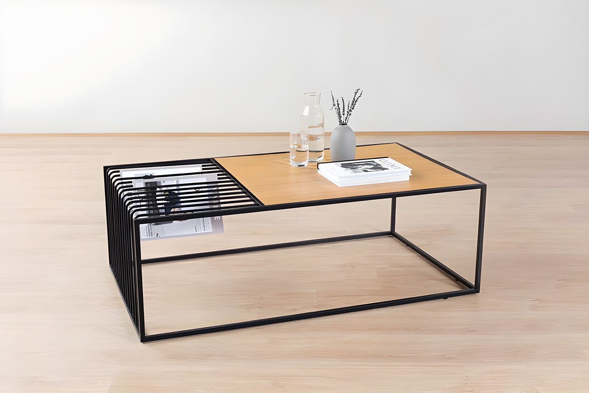 Mesa de Centro – 120 cm x 40 cm x 40 cm – Nogueira – MDF