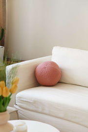 Almofada – 25 x 25 x 25 cm – Rosa – 75% poliéster reciclado