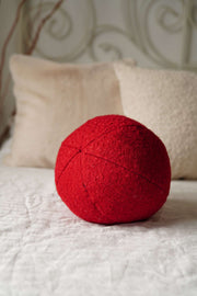 Almofada – 20 x 20 x 20 cm – Vermelho – Poliéster