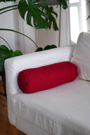 Almofada – 50 x 14 x 14 cm – Vermelho – Poliester